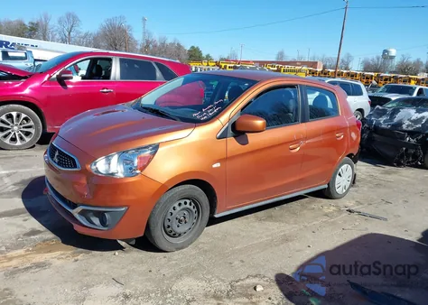 2019 Mitsubishi Mirage Es z USA, uszkodzony, nr VIN ML32A3HJ5KH013953